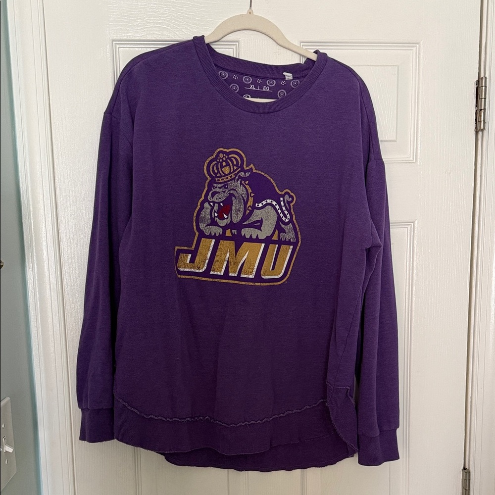 JMU Purple Bulldogs Crewneck Sweatshirt